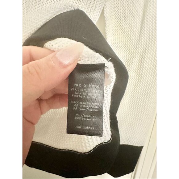 rag & bone / Jean Shea Long-sleeve Mesh Top size XXS - Picture 10 of 11